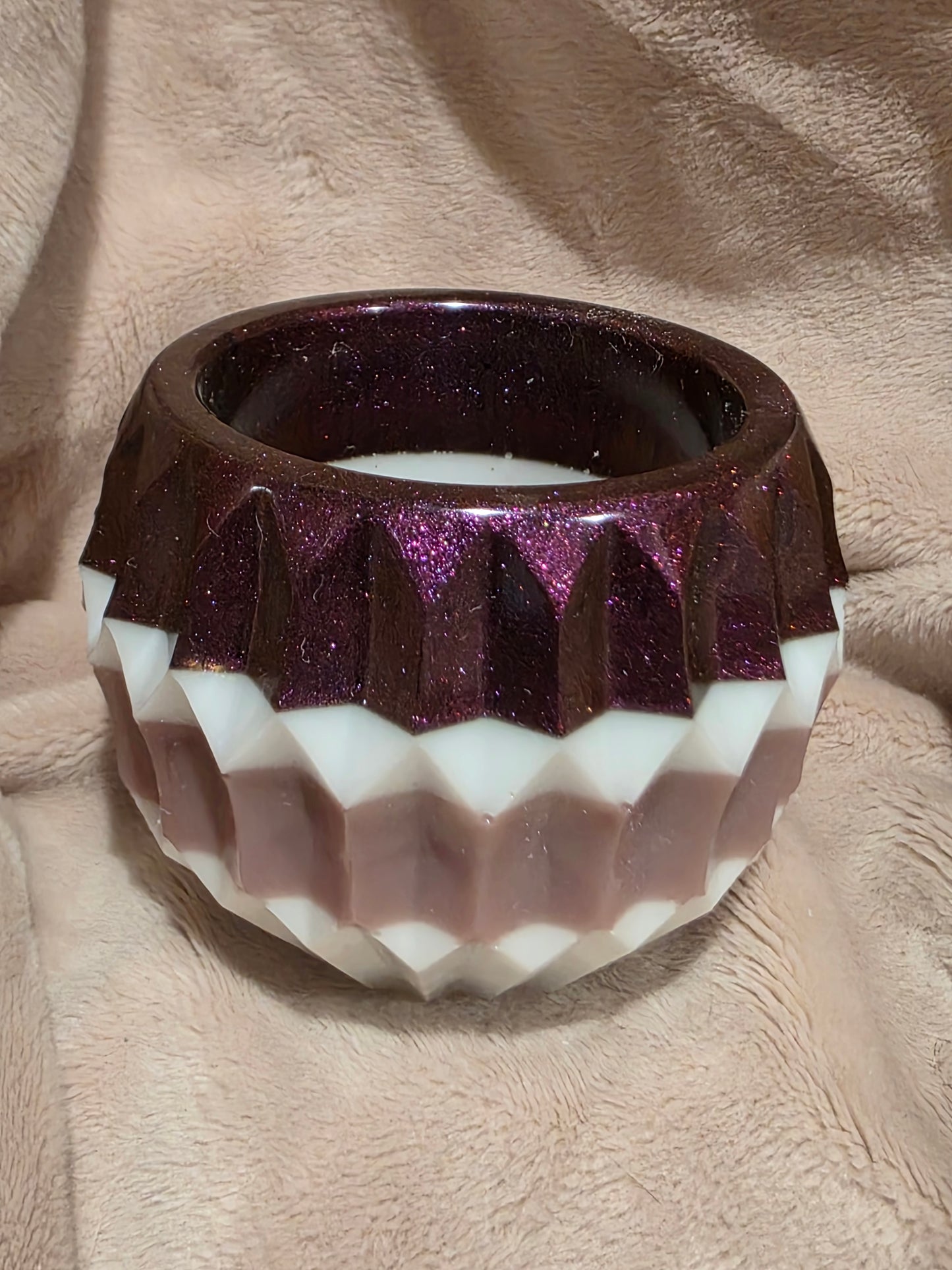 Votive - Purple & White