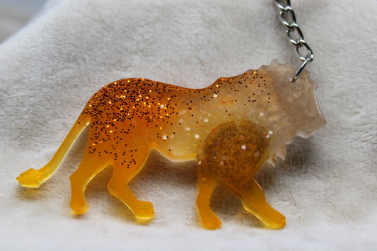 Zodiac Keychain - Leo - Orange