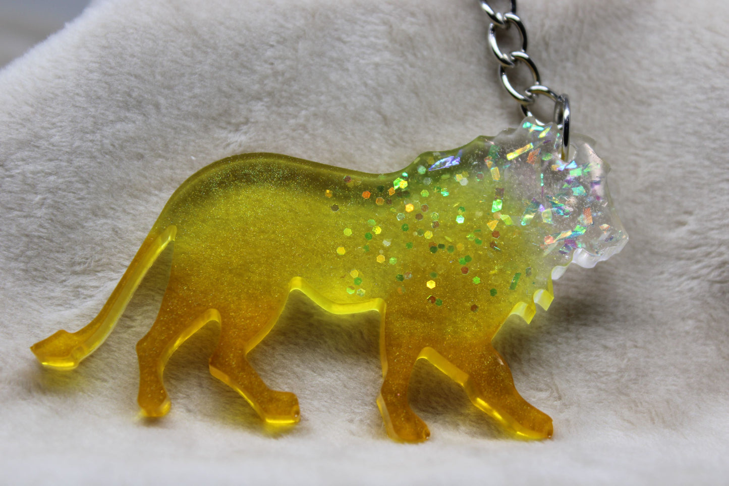 Zodiac Keychain - Leo - Yellow