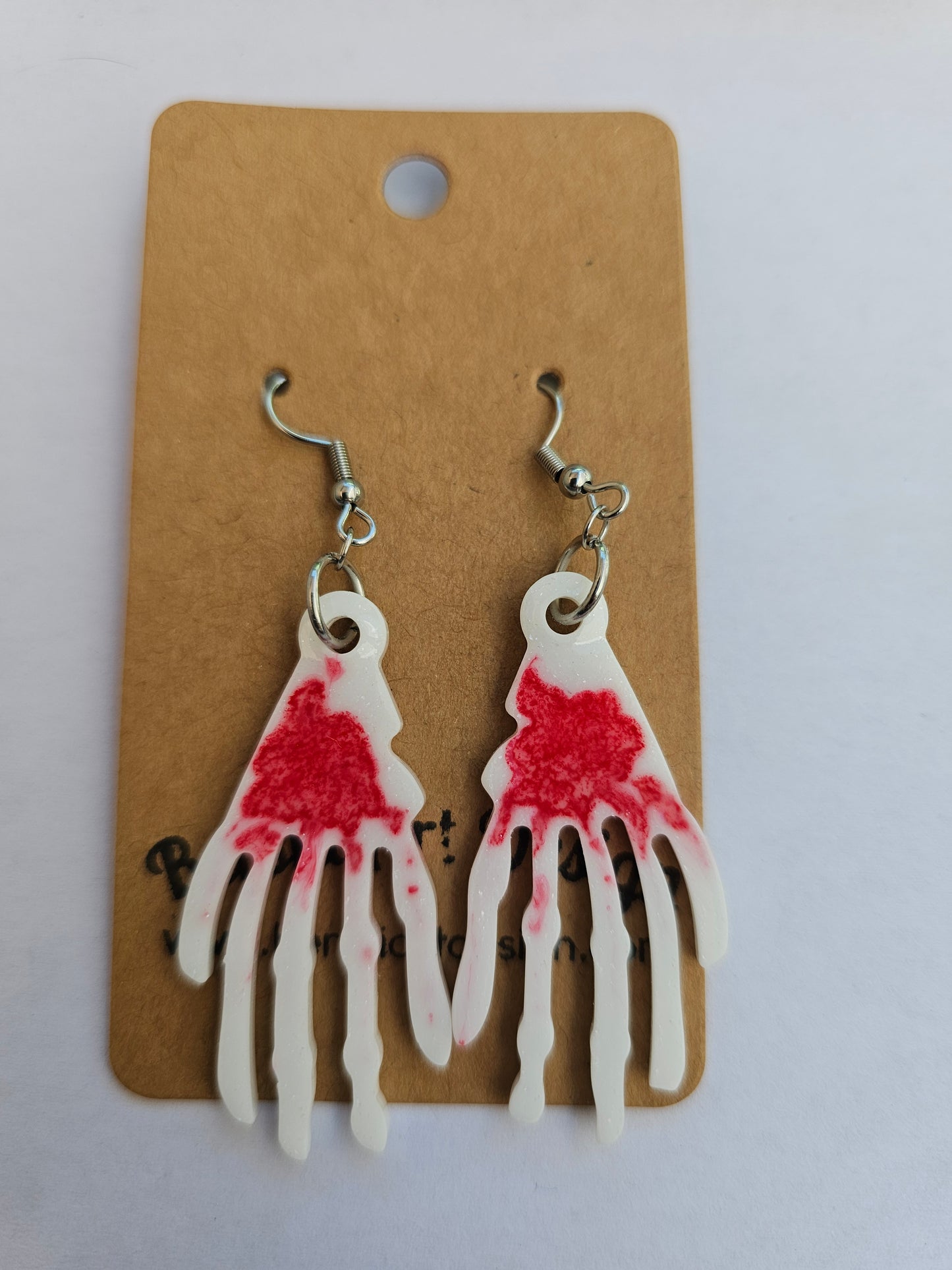 Skeleton Feet Earrings